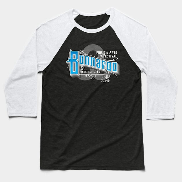 Vintage Bonnaroo on Dark Baseball T-Shirt by Pufahl